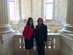 Andrea and Nancy in the Rayburn Building