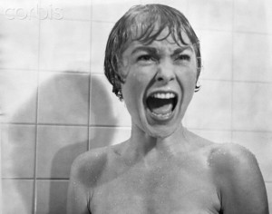 Janet Leigh Screaming in Psycho Shower Scene